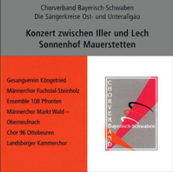 CD Cover Konzert zwischen Iller und Lech